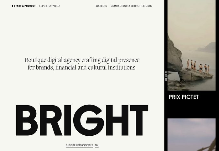 Bright 作品集网站